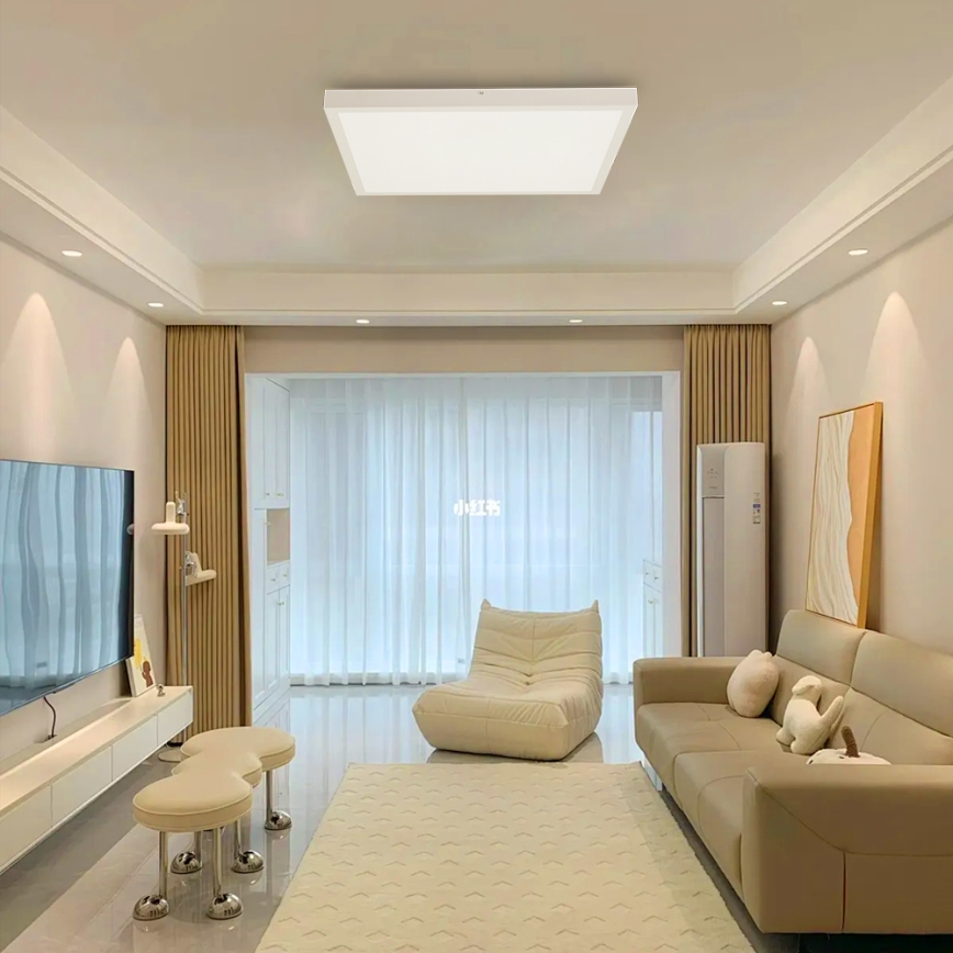 Brilagi - LED Hämardatav laevalgusti vannituppa FRAME SMART LED/50W/230V 60x60 cm 3000-6000K IP44 valge + kaugjuhtimispult