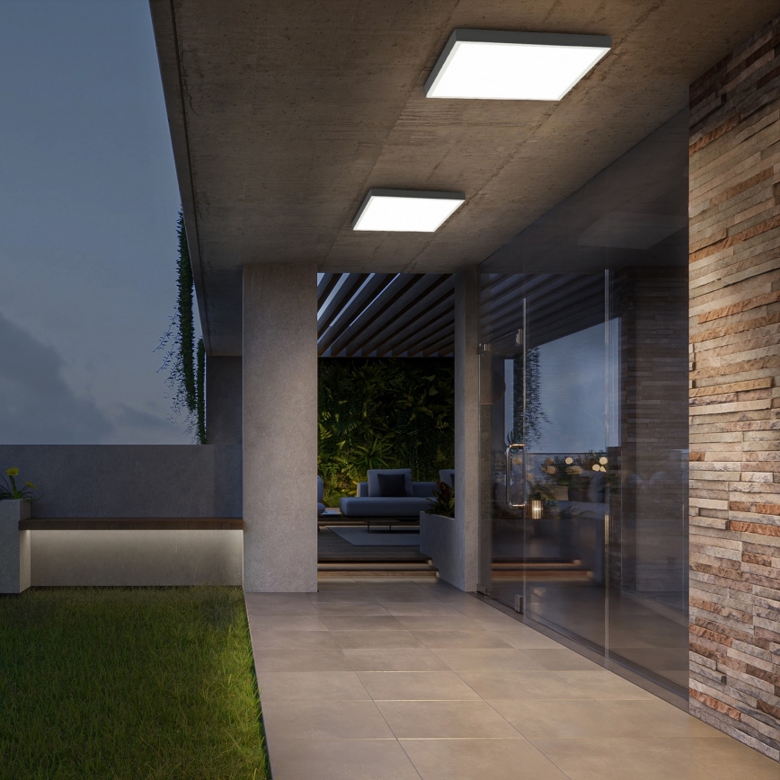 Brilagi - LED Hämardatav laevalgusti vannituppa FRAME SMART LED/50W/230V 60x60 cm 3000-6000K IP44 valge + kaugjuhtimispult