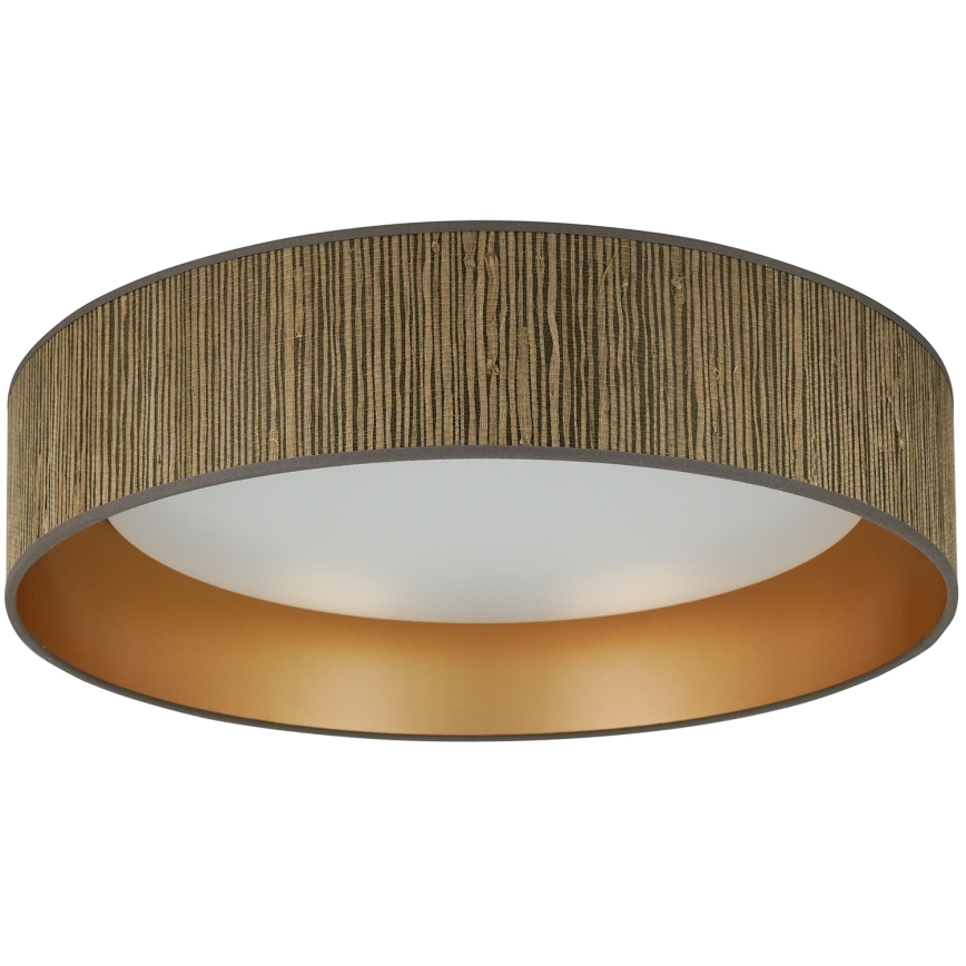 Brilagi - LED Hämardatav laevalgusti VEGAS SHINE LED/24W/230V 3000/4000/6500K kõrs pruun/kuldne + kaugjuhtimispult