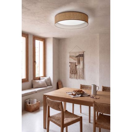 Brilagi - hämardatav LED-laelamp VELVET SMARTIX STARS LED/24W/230V 3000-6000K läbimõõt 45 cm beež Wi-Fi Tuya Beacon + kaugjuhtimispult