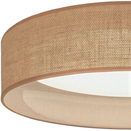 Brilagi - hämardatav LED-laelamp VELVET SMARTIX STARS LED/24W/230V 3000-6000K läbimõõt 45 cm beež Wi-Fi Tuya Beacon + kaugjuhtimispult