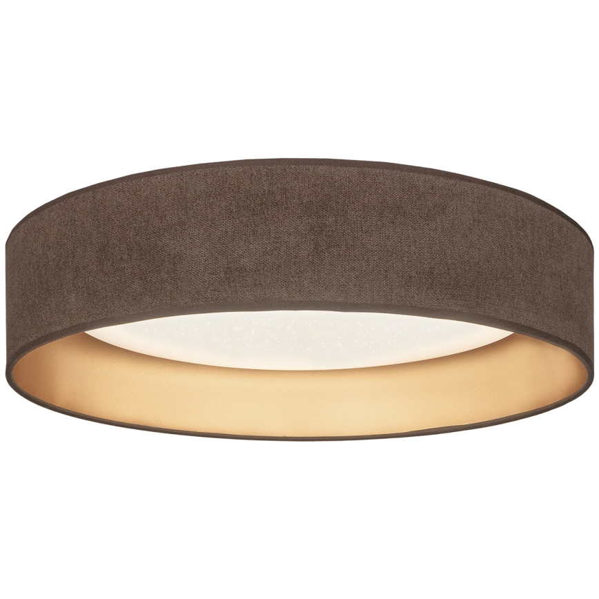 Brilagi - hämardatav LED-laelamp VELVET SMARTIX STARS LED/24W/230V 3000-6000K läbimõõt 45 cm pruun/kuldne Wi-Fi Tuya Beacon + kaugjuhtimispult
