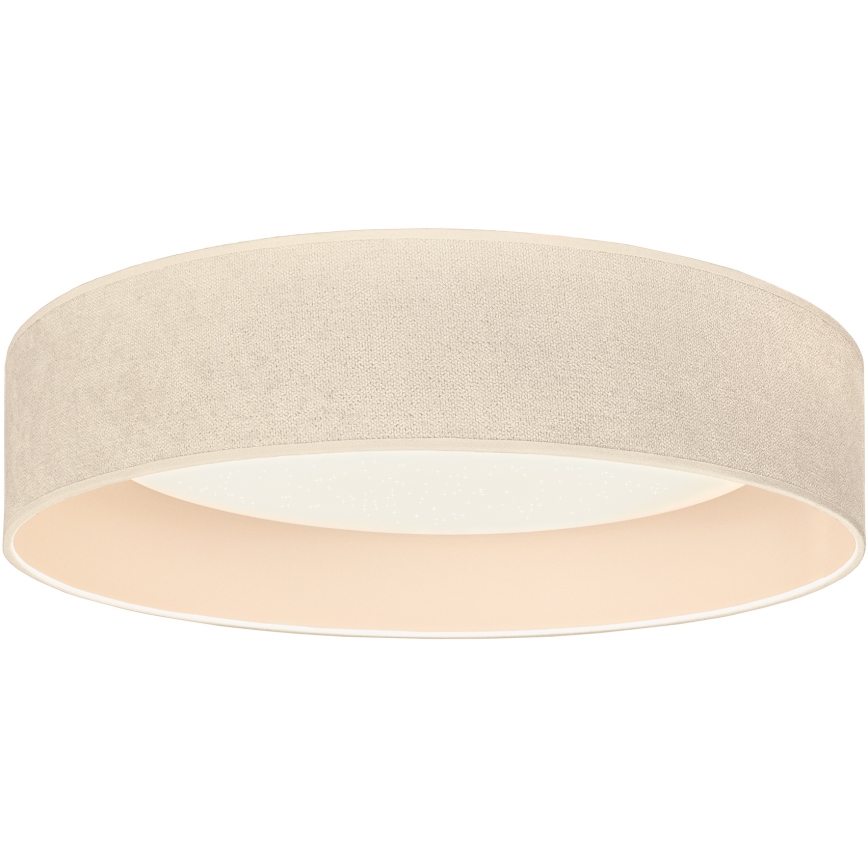 Brilagi - LED-hämardatav laevalgusti VELVET SMARTIX STARS LED/36W/230V 3000-6000K, läbimõõt 55 cm, kreemjas, Wi-Fi Tuya Beacon + kaugjuhtimispult