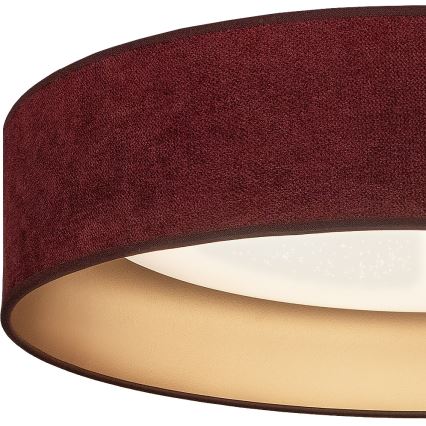 Brilagi - LED hämardatav laelamp VELVET SMARTIX STARS LED/36W/230V 3000-6000K läbimõõt 55 cm veinipunane/kuldne Wi-Fi Tuya Beacon + kaugjuhtimispult
