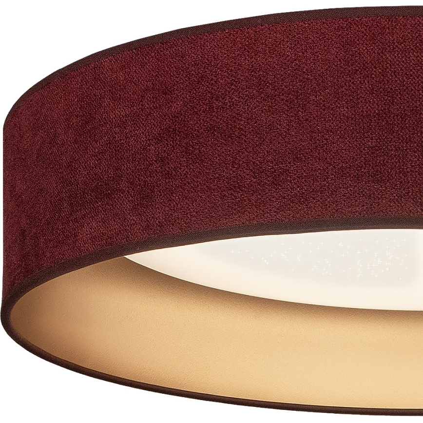 Brilagi - LED hämardatav laelamp VELVET SMARTIX STARS LED/36W/230V 3000-6000K läbimõõt 55 cm veinipunane/kuldne Wi-Fi Tuya Beacon + kaugjuhtimispult