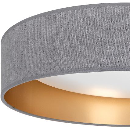 Brilagi - hämardatav LED-laelamp VELVET SMARTIX LED/24W/230V 3000-6000K läbimõõt 45 cm hall/kuldne Wi-Fi Tuya Beacon + kaugjuhtimispult