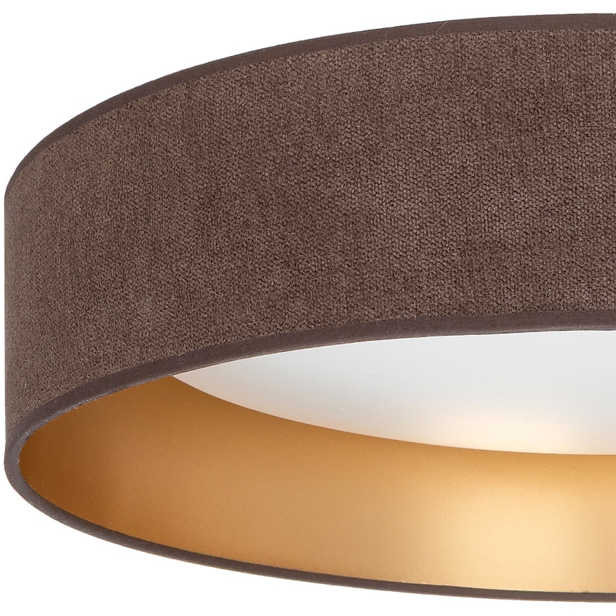 BRILAGI - LED hämardatav laevalgusti VELVET SMARTIX LED/24W/230V 3000-6000K läbimõõt 45 cm pruun/kuldne Wi-Fi Tuya Beacon + kaugjuhtimispult