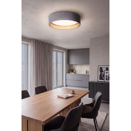 Brilagi - LED hämardatav laelamp VELVET SMARTIX LED/36W/230V 3000-6000K Ø 55 cm hall/kuldne Wi-Fi Tuya Beacon + kaugjuhtimispult