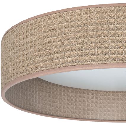 Brilagi - hämardatav LED-laelamp VELVET SMARTIX LED/36W/230V 3000-6000K läbimõõt 55 cm beež Wi-Fi Tuya Beacon + kaugjuhtimispult