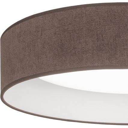 BRILAGI - VELVET SMARTIX hämardatav LED-laevalgusti LED/36W/230V 3000-6000K läbimõõt 55 cm pruun Wi-Fi Tuya Beacon + kaugjuhtimispult