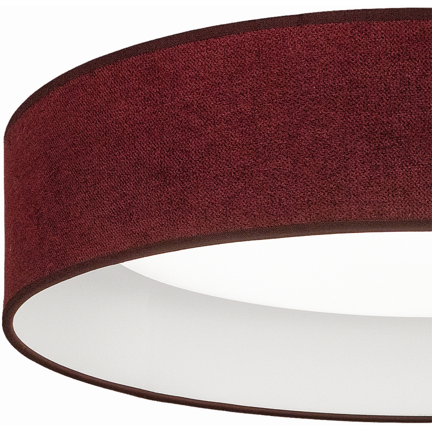 Brilagi - LED hämardatav laelamp VELVET SMARTIX LED/36W/230V 3000-6000K läbimõõduga 55 cm veinipunane Wi-Fi Tuya Beacon + kaugjuhtimispult