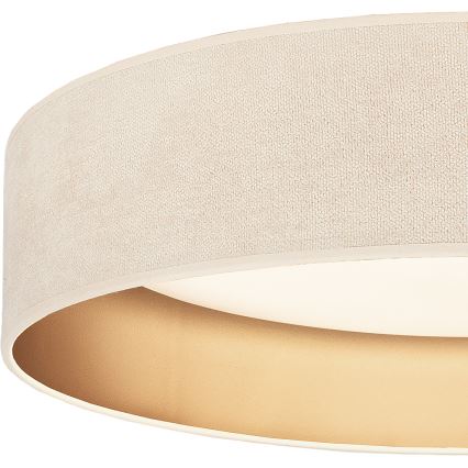 Brilagi - LED hämardatav laelamp VELVET SMART VARI LED/24W/230V 3000-6500K Ø 45 cm kreemjas/kuldne + kaugjuhtimispult