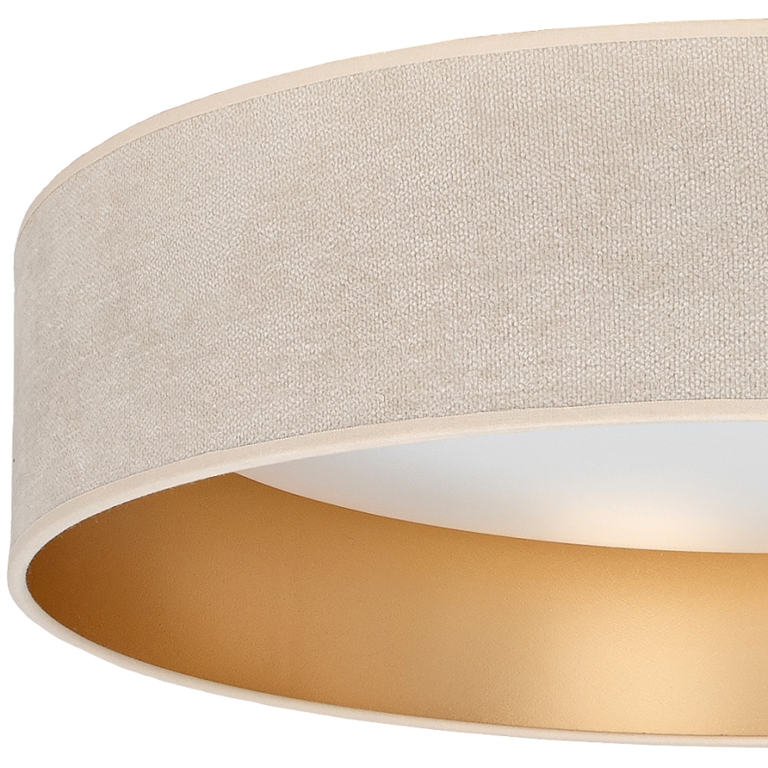 Brilagi - LED hämardatav laelamp VELVET SMART VARI LED/24W/230V 3000-6500K Ø 45 cm kreemjas/kuldne + kaugjuhtimispult