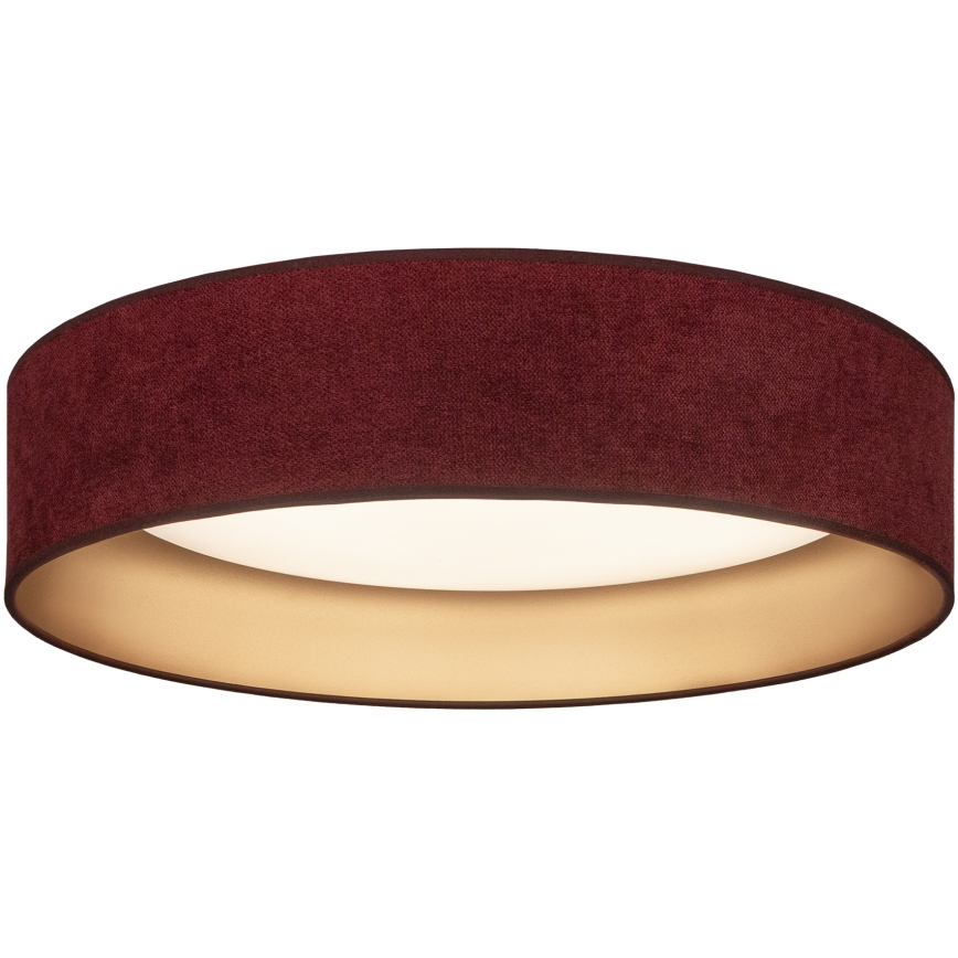 Brilagi - Hämardatav LED-laelamp VELVET SMART VARI LED/24W/230V 3000-6500K, läbimõõt 45 cm, veinipunane/kuldne + kaugjuhtimispult