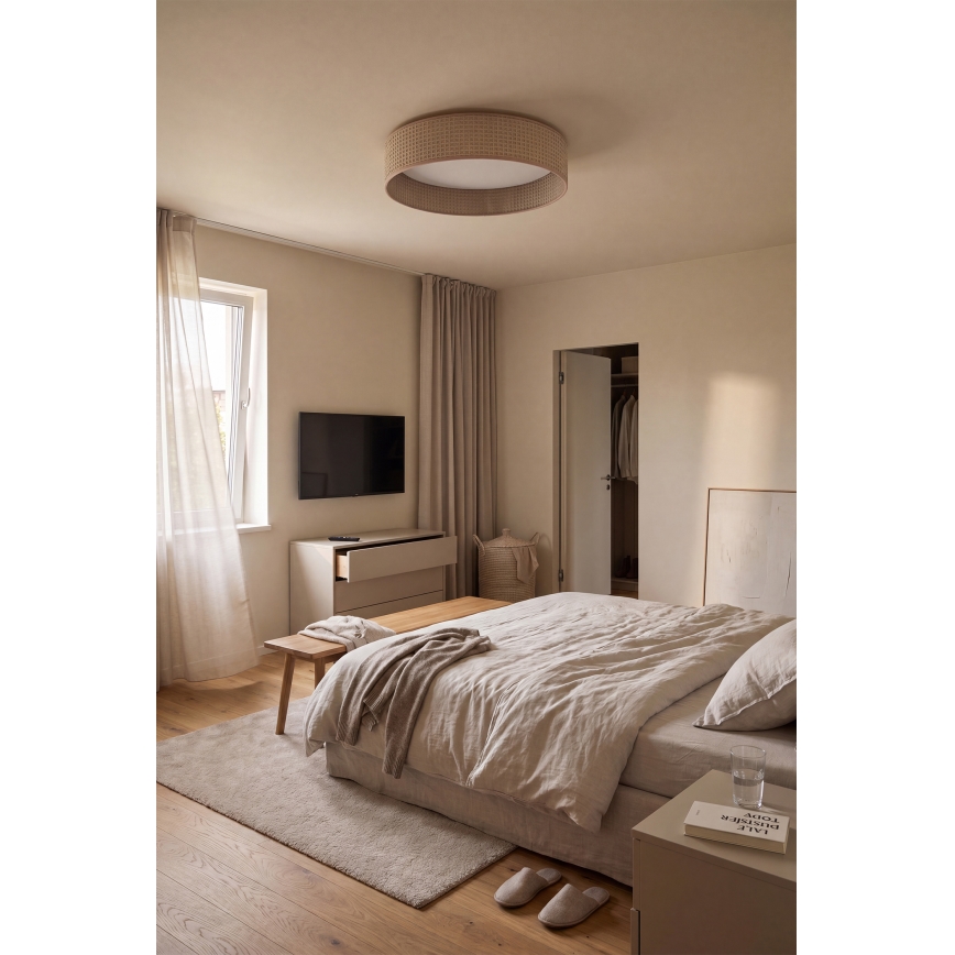 Brilagi - LED-hämardatav laelamp VELVET SMART VARI LED/24W/230V 3000-6500K läbimõõt 45 cm beež + kaugjuhtimispult