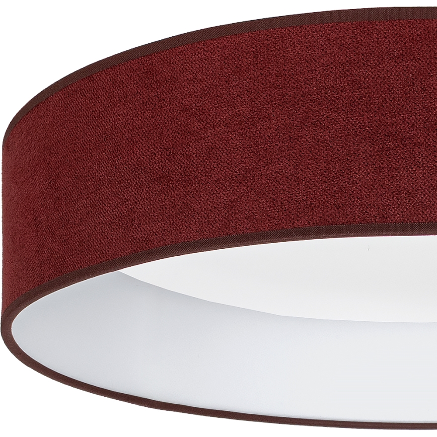 Brilagi - LED-hämardatav laelamp VELVET SMART VARI LED/24W/230V 3000-6500K läbimõõt 45 cm bordoopunane + kaugjuhtimispult
