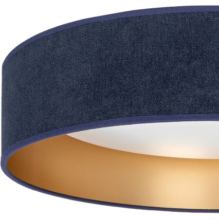 Brilagi - LED hämardatav laelamp VELVET SMART VARI LED/24W/230V 3000-6500K Ø 45 cm sinine/kuldne + kaugjuhtimispult