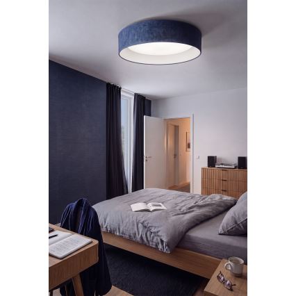 Brilagi - LED hämardatav laelamp VELVET SMART VARI LED/36W/230V 3000-6500K läbimõõt 55 cm sinine + kaugjuhtimispult