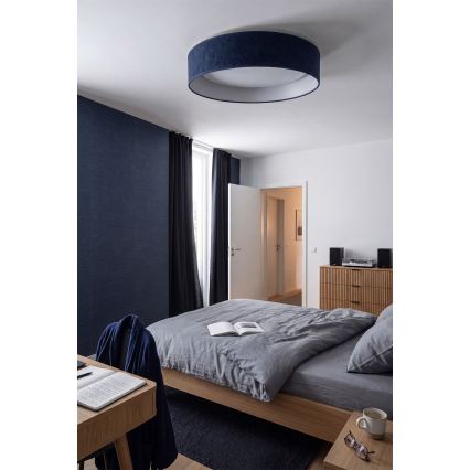 Brilagi - LED hämardatav laelamp VELVET SMART VARI LED/36W/230V 3000-6500K läbimõõt 55 cm sinine + kaugjuhtimispult