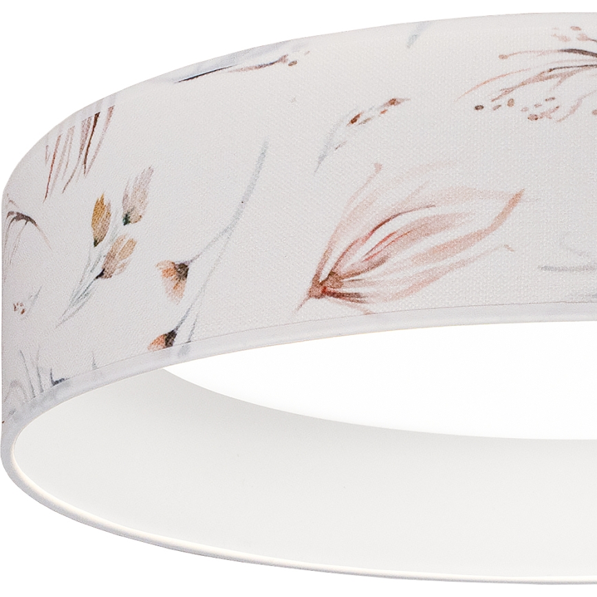 Brilagi - LED-hämardatav laelamp VELVET SMART VARI LED/36W/230V 3000-6500K läbimõõt 55 cm valge/lilled + kaugjuhtimispult