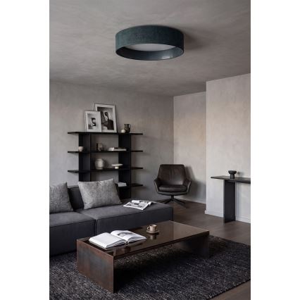 Brilagi - hämardatav LED-laelamp VELVET SMART VARI LED/36W/230V 3000-6500K Ø 55 cm roheline + kaugjuhtimispult