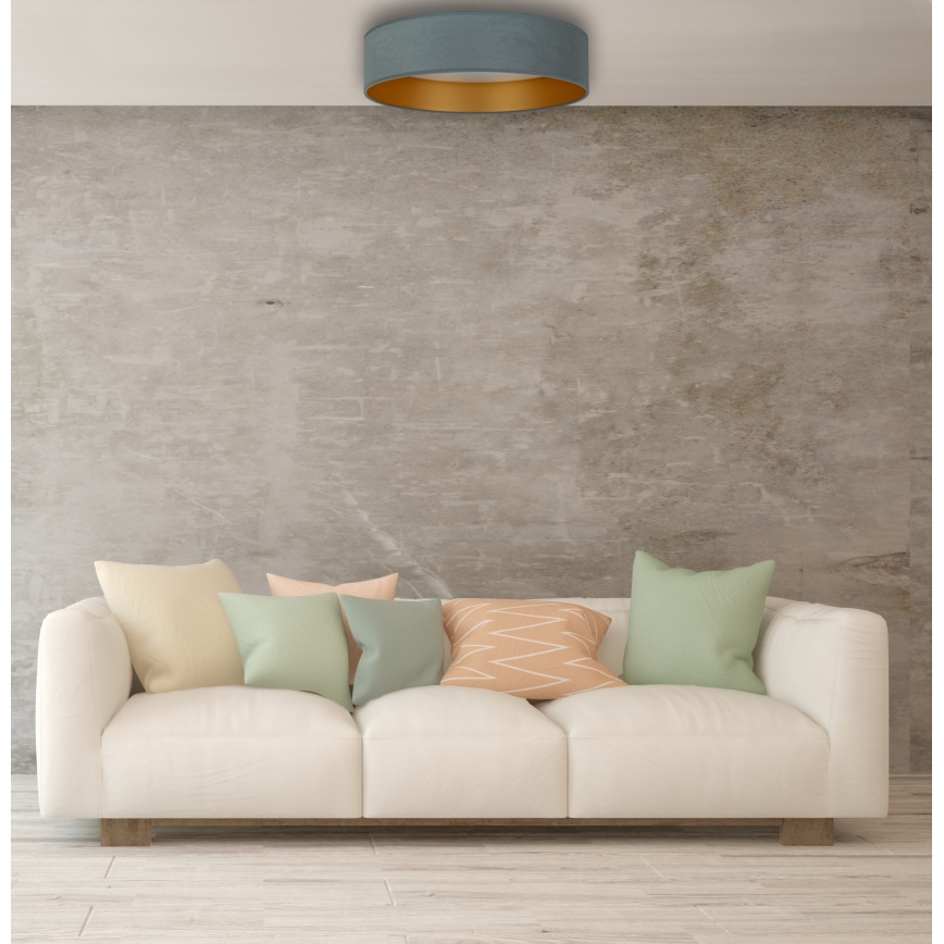 Brilagi - LED Hämardatav laevalgusti VELVET SMART LED/36W/230V d. 55 cm 2700-6500K Wi-Fi Tuya piparmündi roheline/kuldne + pult