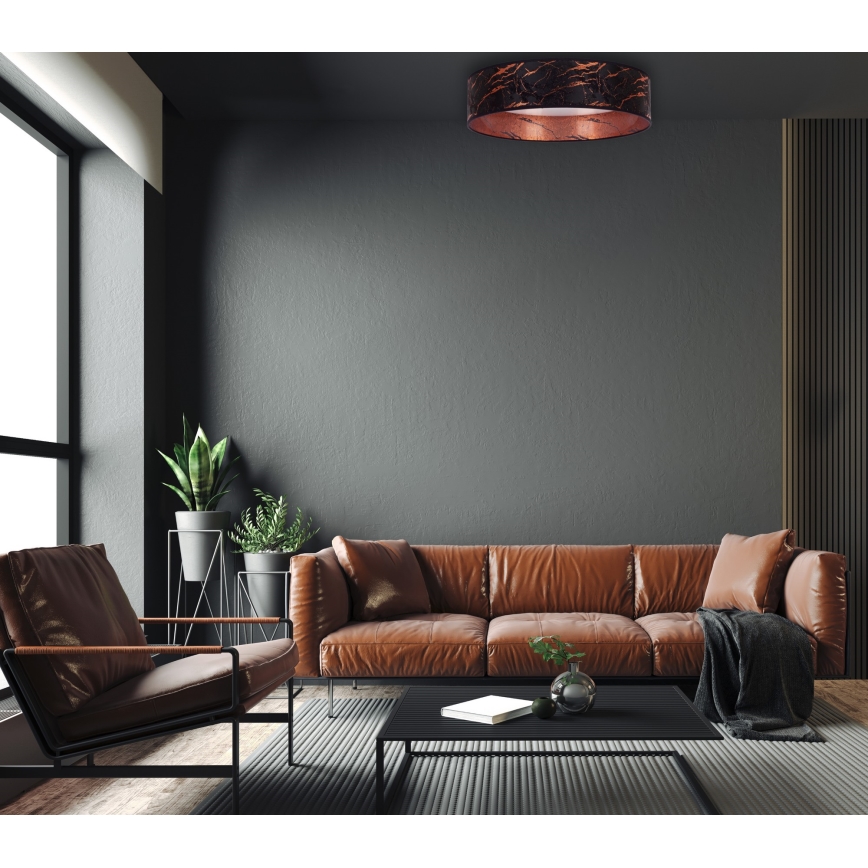Brilagi - LED Hämardatav laevalgusti VELVET SMART LED/36W/230V d. 55 cm 2700-6500K Wi-Fi Tuya must/vask + pult