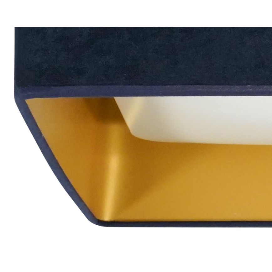 Brilagi - LED Hämardatav laevalgusti VELVET SQUARE LED/24W/230V 3000/4000/6500K + kaugjuhtimispult tumesinine