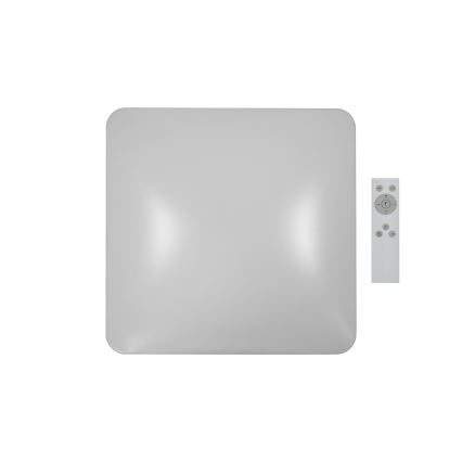 Brilagi - LED hämardatav laelamp VELVET SQUARE SMART LED/36W/230V 60x60 cm 2700-6500K Wi-Fi Tuya + kaugjuhtimispult pruun