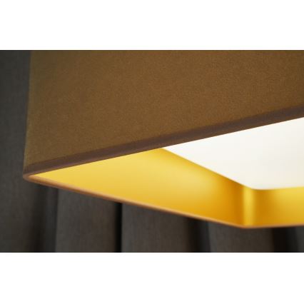 Brilagi - LED Hämardatav laevalgusti VELVET SQUARE SMART LED/36W/230V 2700-6500K Wi-Fi Tuya + kaugjuhtimispult beež