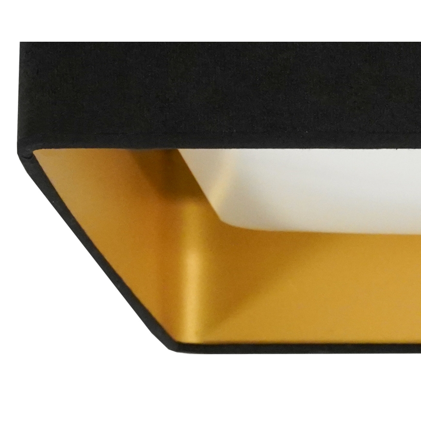 Brilagi - LED Hämardatav laevalgusti VELVET SQUARE SMART LED/36W/230V 2700-6500K Wi-Fi Tuya + kaugjuhtimispult must