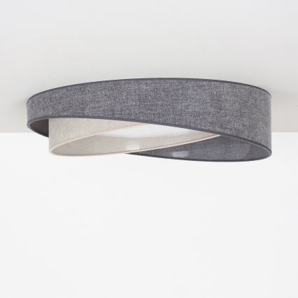 BRILAGI - LED Hämardatav laelamp VELVET TWIST LED/36W/230V 3000-6000K läbimõõt 65 cm Wi-Fi Tuya Beacon hall/kreemjas + kaugjuhtimispult