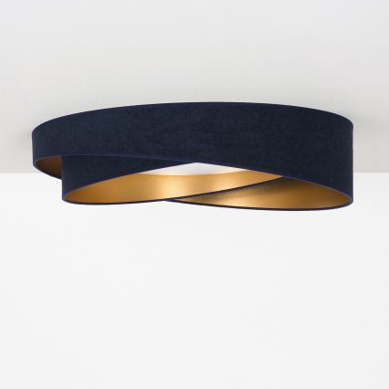 BRILAGI - Hämardatav LED laelamp VELVET TWIST LED/36W/230V 3000-6000K läbimõõt 65 cm Wi-Fi Tuya Beacon sinine/kuldne + kaugjuhtimispult