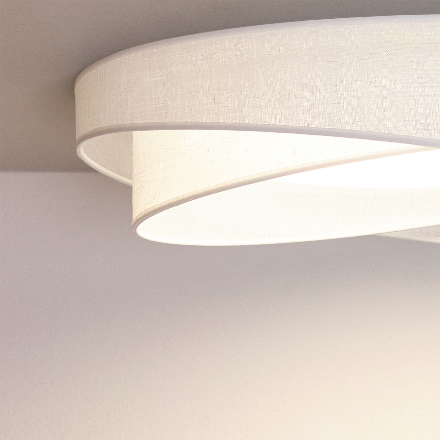 BRILAGI - LED hämardatav laelamp VELVET TWIST LED/36W/230V 3000-6000K läbimõõt 65 cm Wi-Fi Tuya Beacon valge + kaugjuhtimispult