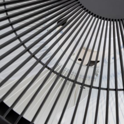 Brilagi - LED Hämardatav valgusti ventilaatoriga AURA LED/38W/230V 3000-6000K must + pult