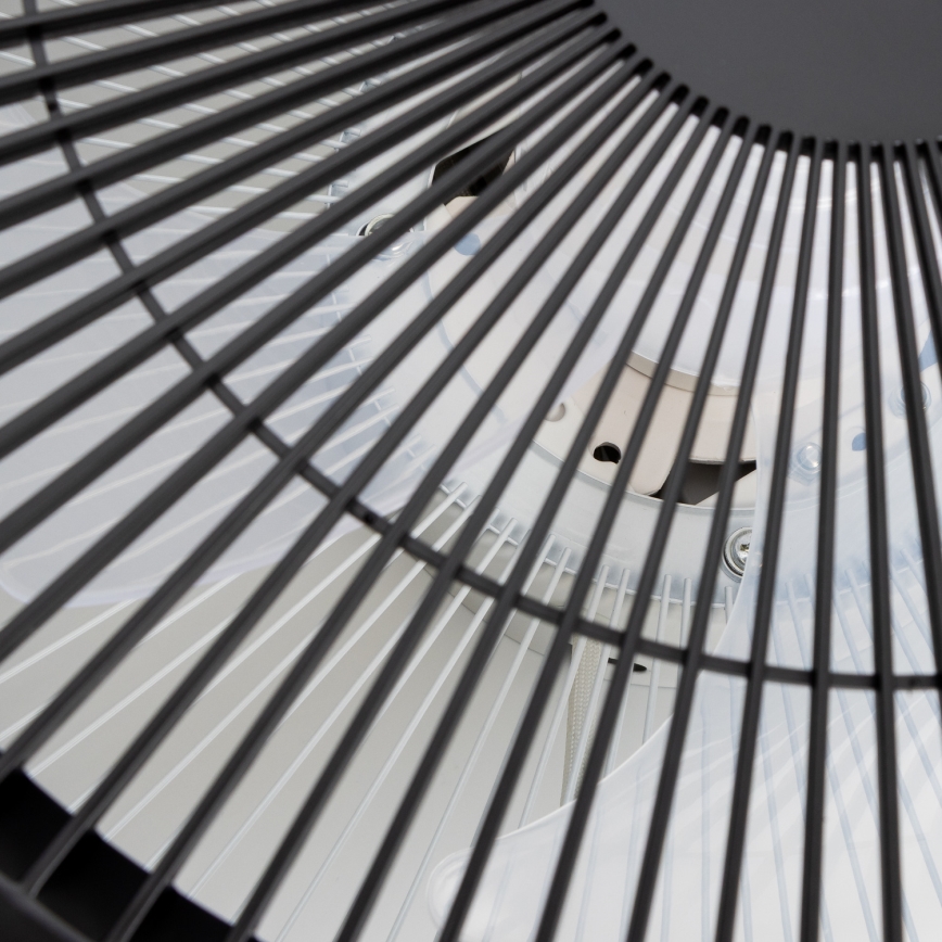 Brilagi - LED Hämardatav valgusti ventilaatoriga AURA LED/38W/230V 3000-6000K must + pult