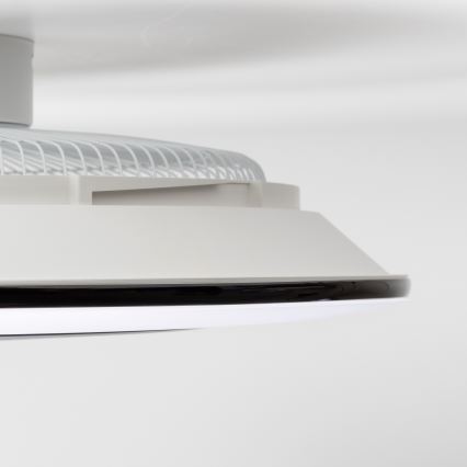 Brilagi - LED Hämardatav valgusti ventilaatoriga AURA LED/38W/230V 3000-6000K must + pult