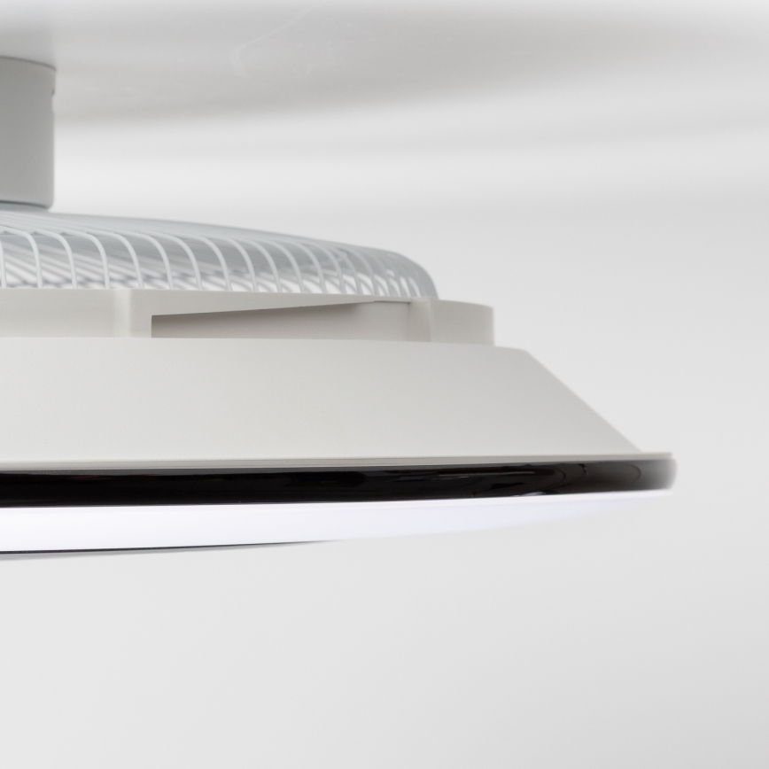 Brilagi - LED Hämardatav valgusti ventilaatoriga AURA LED/38W/230V 3000-6000K must + pult