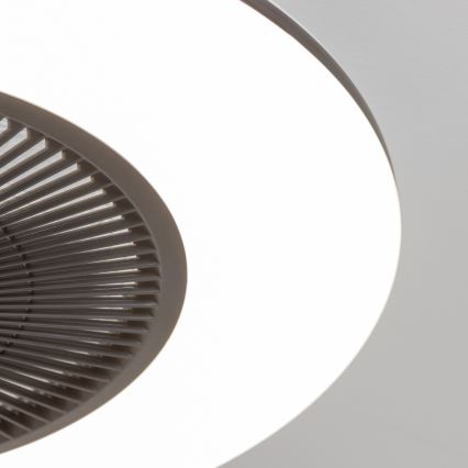 Brilagi - LED Hämardatav valgusti ventilaatoriga AURA LED/38W/230V 3000-6000K must + pult