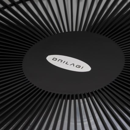 Brilagi - LED Hämardatav valgusti ventilaatoriga AURA LED/38W/230V 3000-6000K must + pult