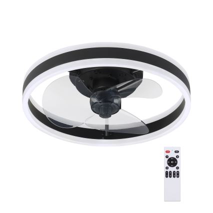 Brilagi - LED Hämardatav laeventilaator valgustiga LED/30W/230V 3000-6500K must + kaugjuhtimispult