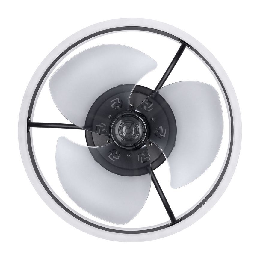 Brilagi - LED Hämardatav laeventilaator valgustiga LED/30W/230V 3000-6500K must + kaugjuhtimispult