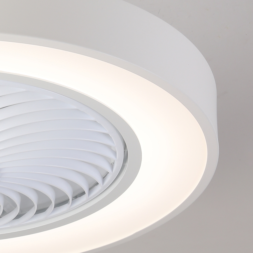 Brilagi - LED hämardatav laevalgusti ventilaatoriga LED/30W/230V 3000-6500K läbimõõt 50 cm valge + kaugjuhtimispult