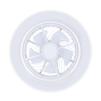 Brilagi - LED hämardatav laevalgusti ventilaatoriga LED/30W/230V 3000-6500K läbimõõt 50 cm valge + kaugjuhtimispult