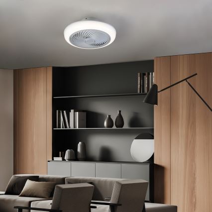 Brilagi - LED Hämardatav laeventilaator valgustiga LED/30W/230V 3000-6500K valge + kaugjuhtimispult