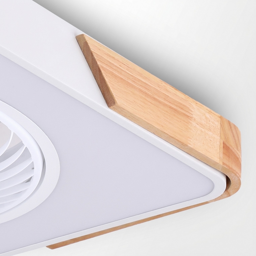 Brilagi - hämardatav LED-laelamp ventilaatoriga LED/30W/230V 3000-6500K valge/tamm + kaugjuhtimispult