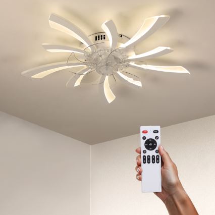 Brilagi - LED Hämardatav laeventilaator valgustiga LED/50W/230V 3000-6500K valge + kaugjuhtimispult