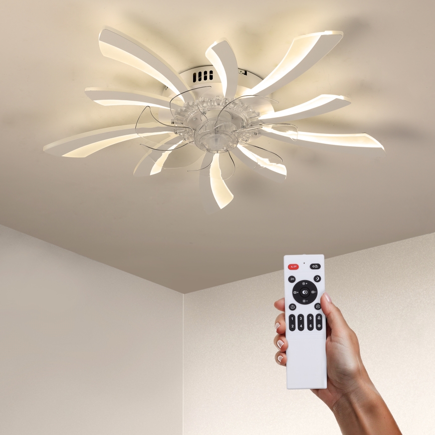 Brilagi - LED Hämardatav laeventilaator valgustiga LED/50W/230V 3000-6500K valge + kaugjuhtimispult