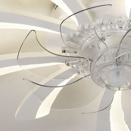 Brilagi - LED Hämardatav laeventilaator valgustiga LED/50W/230V 3000-6500K valge + kaugjuhtimispult