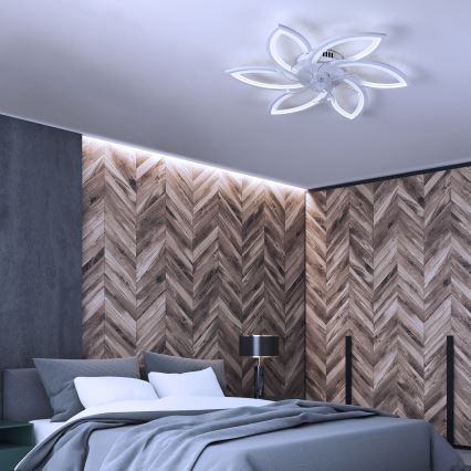 Brilagi - LED Hämardatav laeventilaator valgustiga LED/50W/230V 3000-6500K valge + kaugjuhtimispult